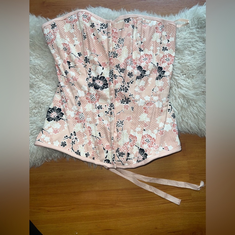 PINK FLORAL JAPANESE INSPIRED CORSET